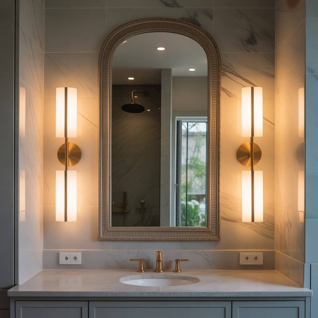 Lighting and Mirror Height